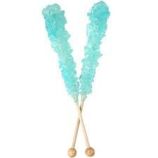 Cotton Candy Crystal Candy Sticks - 1 Pieces