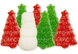 Christmas Sanded Gummies - 100 Grams, approximately 2/3 cup